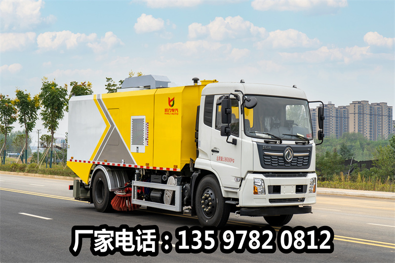 东风天锦王中王吸尘车 14方（4方+10方）